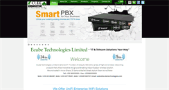 Desktop Screenshot of ecubetechnologies.com