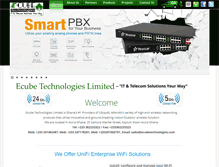 Tablet Screenshot of ecubetechnologies.com